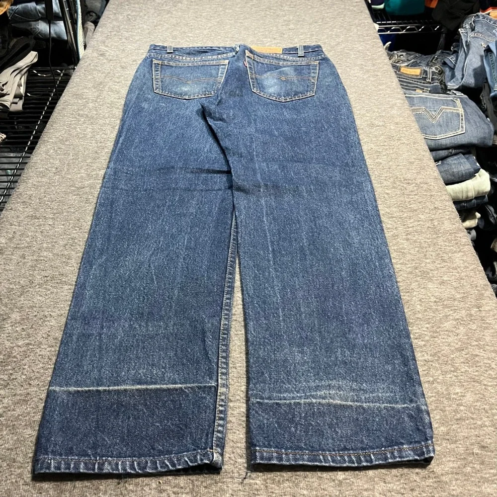 Levis 506-0216 Mens 34x31 Medium Wash Straight Leg Jeans Made in USA Vintage
